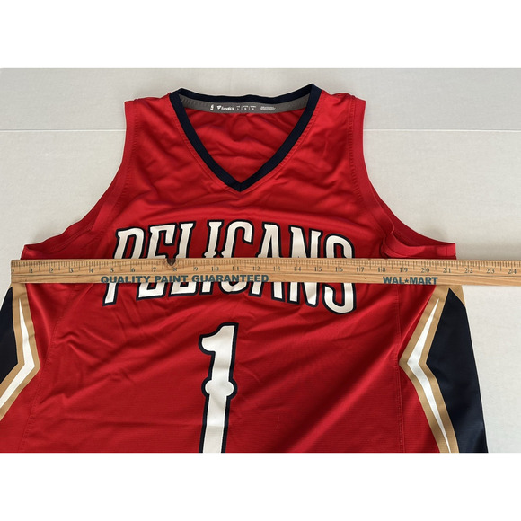 Fanatics Zion Williamson New Orleans Pelicans Large Basketball Jersey Red NBA - Picture 6 of 11